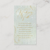 Fine Lines Gold Abstract Wishing Well Sage ID867 Informatiekaartje (Voorkant)