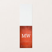 Fine Luxury Leather | Dubbel onderschrift Visitekaartje (Buitenkant ongevouwen)