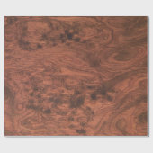 Fine Mahogany Veneer Print Cadeaupapier (Vlak)