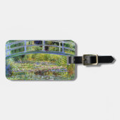 Fine Monet Japanse Bridge & Water-Lily Pond Bagagelabel (Voorkant horizontaal)