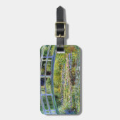 Fine Monet Japanse Bridge & Water-Lily Pond Bagagelabel (Voorkant verticaal)