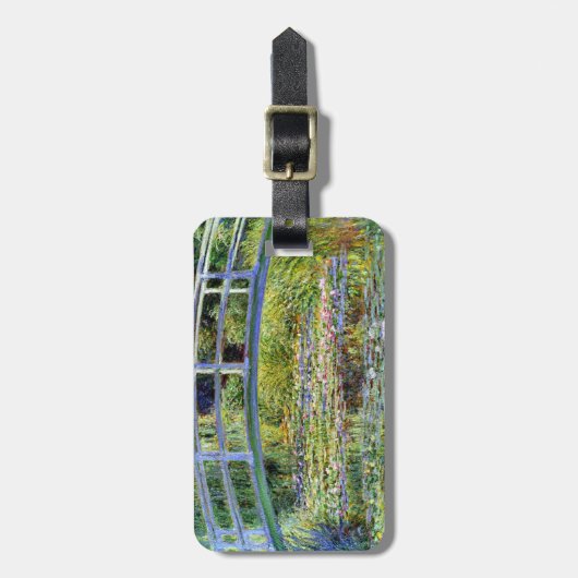 Fine Monet Japanse Bridge & Water-Lily Pond Bagagelabel (Voorkant verticaal)