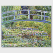 Fine Monet Japanse Bridge & Water-Lily Pond Cadeaupapier (Vlak)