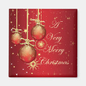 Fine Monogram Cool Cute Girly Retro Floral Magneet (Voorkant)