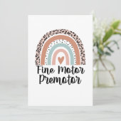 Fine Motor Premotor Kaart (Staand voorkant)