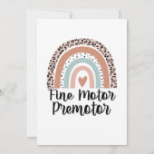 Fine Motor Premotor Kaart (Achterkant)