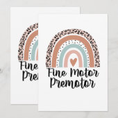 Fine Motor Premotor Kaart (Voorkant / Achterkant)