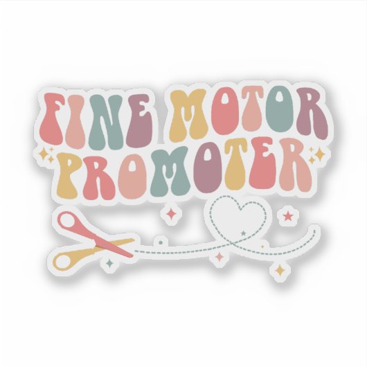 Fine Motor Promoter Sticker (Voorkant)