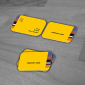 Fine Multicolor Classic lateral Stripes Visitekaartje