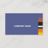 Fine Multicolor Classic lateral Stripes Visitekaartje (Voorkant)