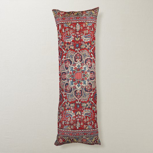 Fine Persia Bijar Red Blue Yellow Lichaamskussen (Achterkant (Verticaal))