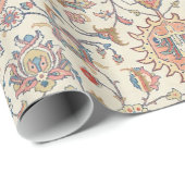 Fine Persia Tabriz Blue Rust Oranje  Cadeaupapier (Rol Hoek)