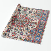 Fine Persian Baby Blue Tan Cadeaupapier (Uitgerold)