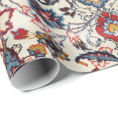 Fine Persian Baby Blue Tan Cadeaupapier (Rol Hoek)