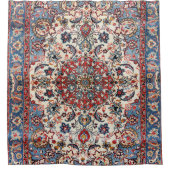 Fine Persian Baby Blue Tan Douchegordijn (Voorkant)