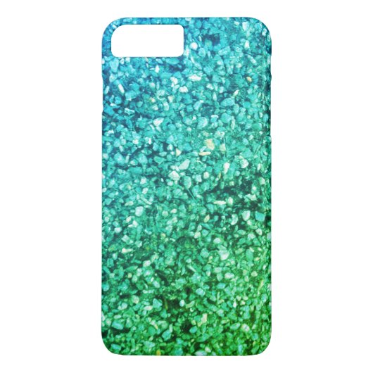 Fine Photo Green White en Black Granite Case-Mate iPhone Case (Achterkant)