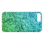 Fine Photo Green White en Black Granite Case-Mate iPhone Case (Achterkant (Horizontaal))