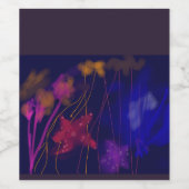 Fine pictorial natuur wijn etiket (Enkel label)