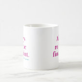 Fine Print Pregnant Koffiemok (Center)