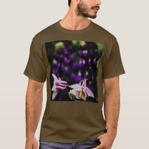 Fine Random Mosaic Lupin en Aquilegia AC163 T-shirt