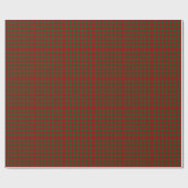 Fine Red en Green Gingham Pattern Blokken Cadeaupapier (Vlak)
