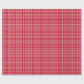 Fine Ruby Plaid Cadeaupapier (Vlak)