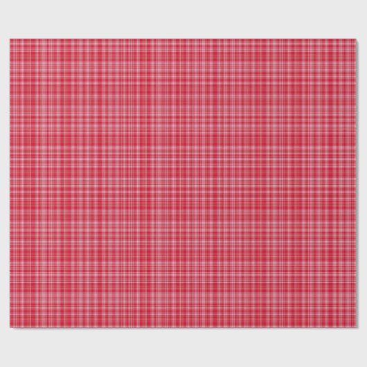 Fine Ruby Plaid Cadeaupapier (Vlak)