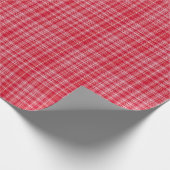 Fine Ruby Plaid Cadeaupapier (Hoek)