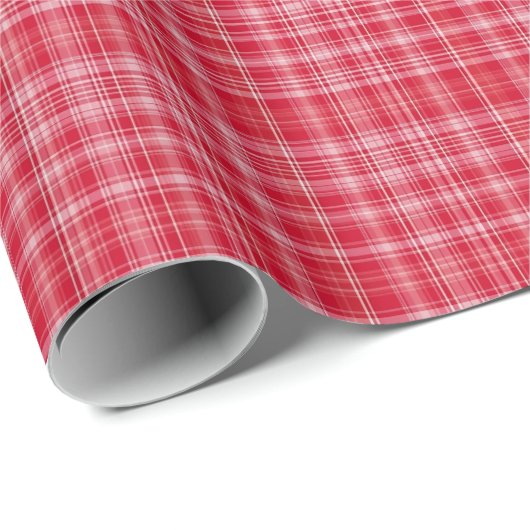 Fine Ruby Plaid Cadeaupapier (Rol Hoek)