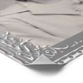 Fine Silver Border lijst aangepast poster foto's (Hoek)