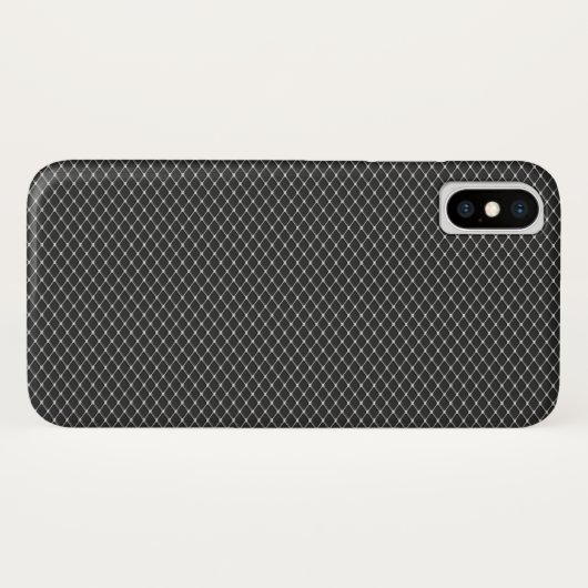 Fine Silver Metal Mesh Pattern Case-Mate iPhone Case (Achterkant (horizontaal))
