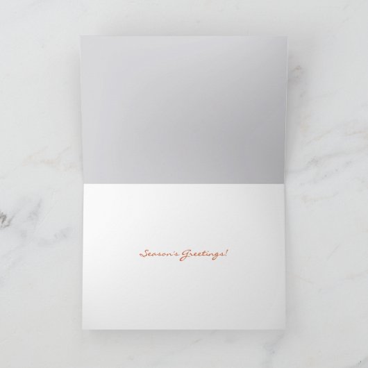 Fine Snowy Branches Season's Greetings Kaart (Binnen)