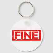 Fine Stamp Sleutelhanger (Achterkant)