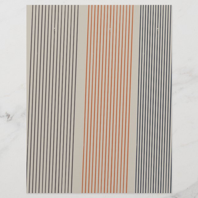 Fine Stripped Patroonpapier (Voorkant)