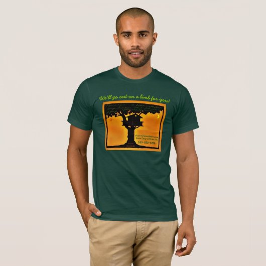 Fine Treehouse Building, Redwood Temple Treehouse T-shirt (Voorkant volledig)