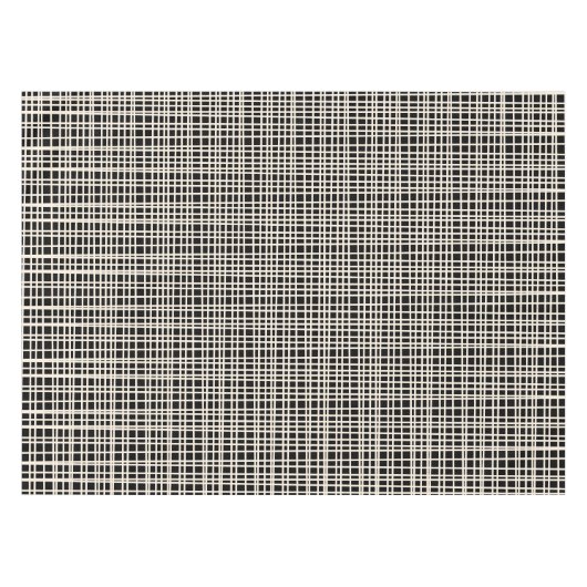 Fine Weave Mid-Century Modern Woven Pattern Tafelkleed (Voorkant (Horizontaal))