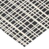 Fine Weave Mid-Century Modern Woven Pattern Tafelkleed (Gekanteld)