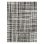Fine Weave Mid-Century Modern Woven Pattern Tafelkleed (Voorkant)