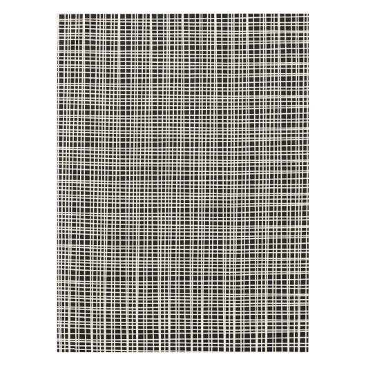 Fine Weave Mid-Century Modern Woven Pattern Tafelkleed (Voorkant)