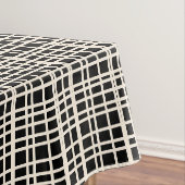 Fine Weave Mid-Century Modern Woven Pattern Tafelkleed (Voorbeeld)