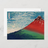 Fine Wind Clear Morning  Japanse kunst Briefkaart (Voorkant / Achterkant)