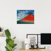 Fine Wind Clear Morning Poster (Thuiskantoor)