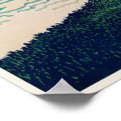 Fine Wind, Clear Morning van Katsushika Hokusai Poster (Hoek)