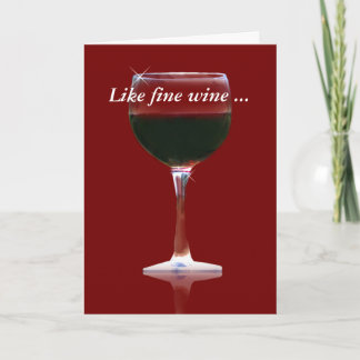 Fine Wine Appreciate Hartelijk dank Bedankkaart