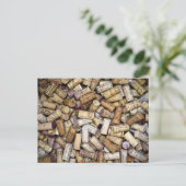 Fine Wine Corks Briefkaart (Staand voorkant)
