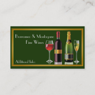 Fine Wine Green Visitekaartje