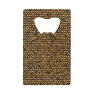 Fine Woven Basket Creditkaart Flessenopener