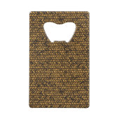 Fine Woven Basket Creditkaart Flessenopener (Achterkant)