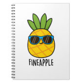 Fineapple Funny Cool Pineapple Pun Notitieboek (Voorkant)