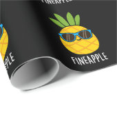 Fineapple Funny Pineapple Pun Dark BG Cadeaupapier (Rol Hoek)